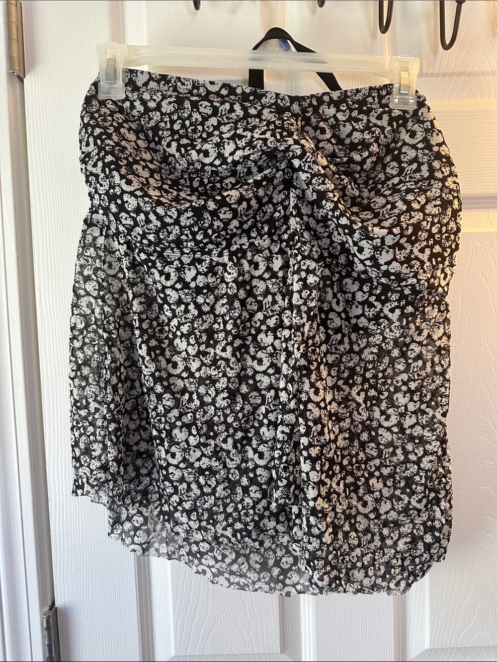 Black and White Floral Swinsuit - Women's